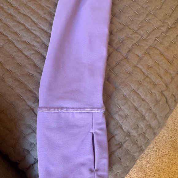 Like New. Lululemon Crop Define Mesh Jacket *Nulu. Dark Lavender. Size 2. - Picture 4 of 4